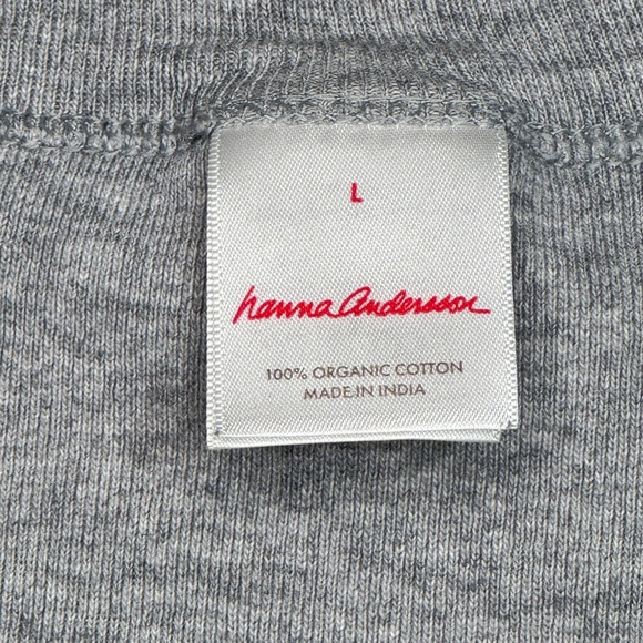 Hanna Andersson Womens Pajama Set Long Sleeve Pants Green Christmas Trees Size L - Picture 3 of 10